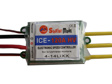 Sunrise Model Ice 120A HV Brushless ESC